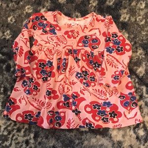 Hanna Andersson long sleeve play dress tunic 80 2t